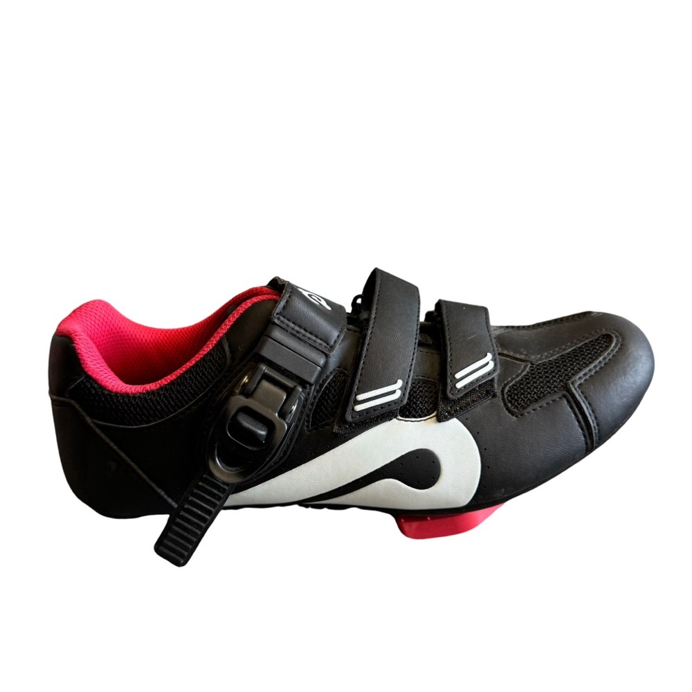 Peloton Black and Pink Athletic Shoes